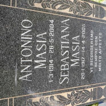 MASIA Antonino 1914-2004 &amp; Sebastiana 1917-2005