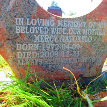 MATLALA Mercy Matokelo 1972-2009