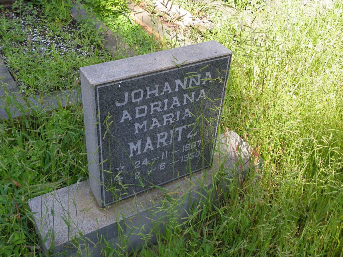 MARITZ Johanna Adriana Maria 1867-1950