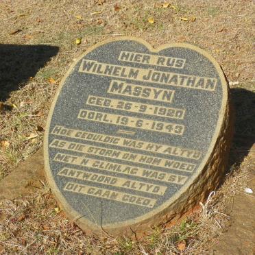 MASSYN Wilhelm Jonathan 1920-1943