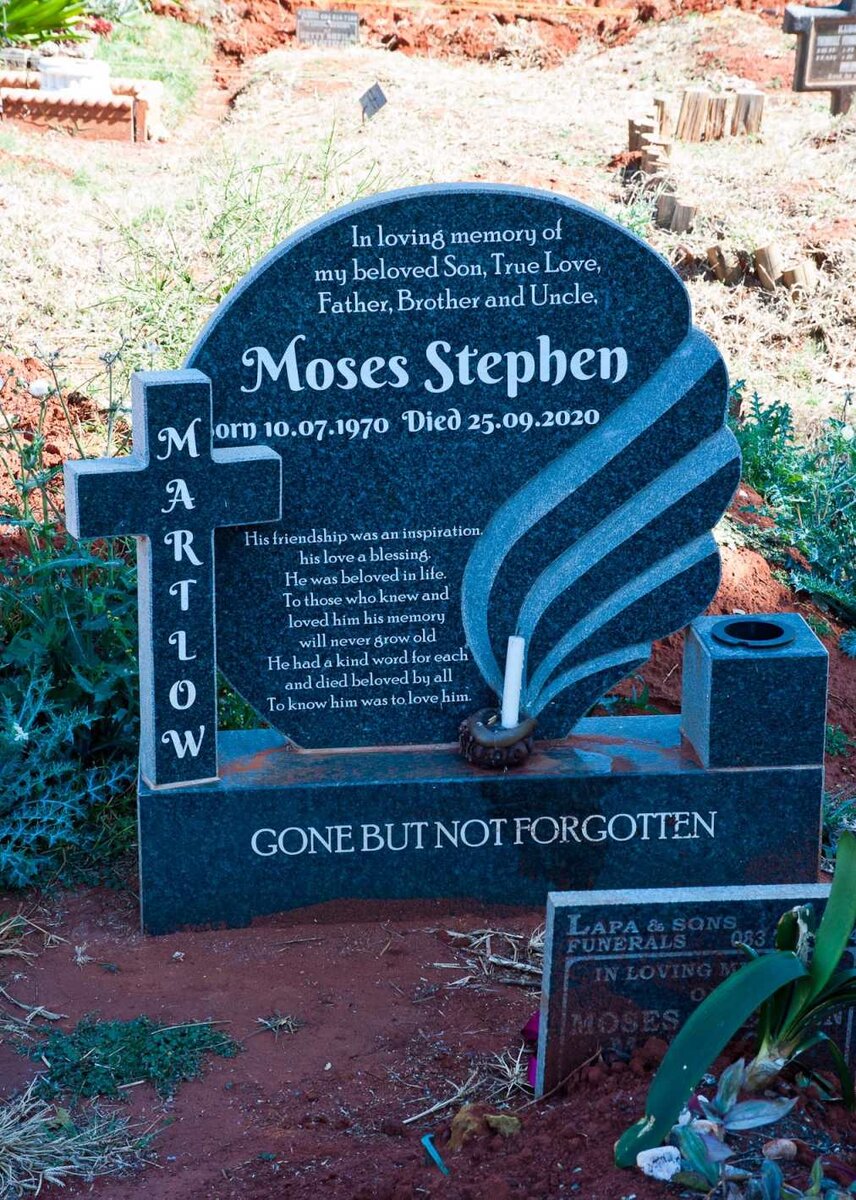MARTLOW Moses Stephen 1970-2020
