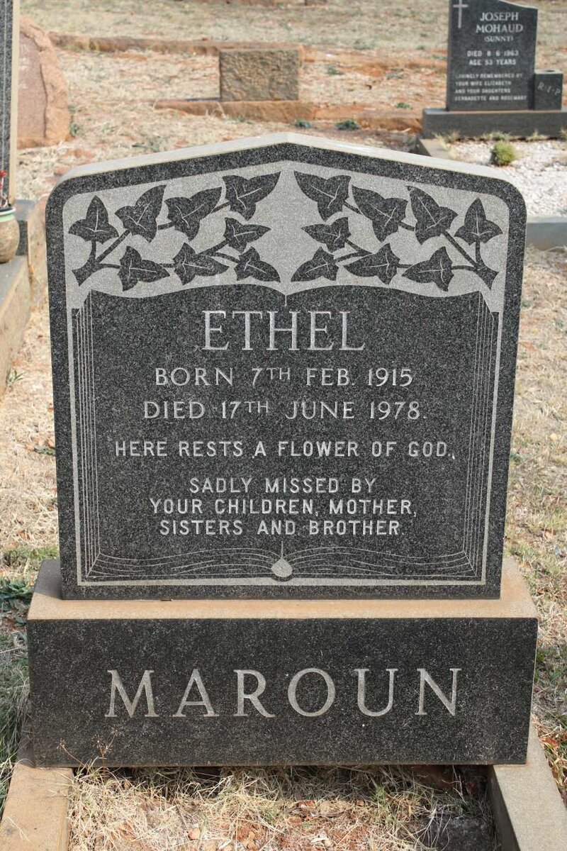 MAROUN Ethel 1915-1978