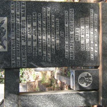 MARX Melchior Jacobus 1895-1954 &amp; Margaretha Gertruida 1899-1972