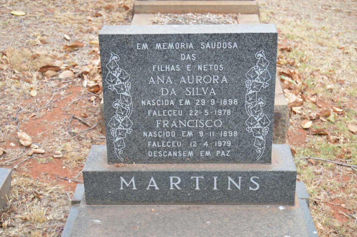 MARTINS Francisco 1898-1979 &amp; Ana Aurora da Silva 1898-1978