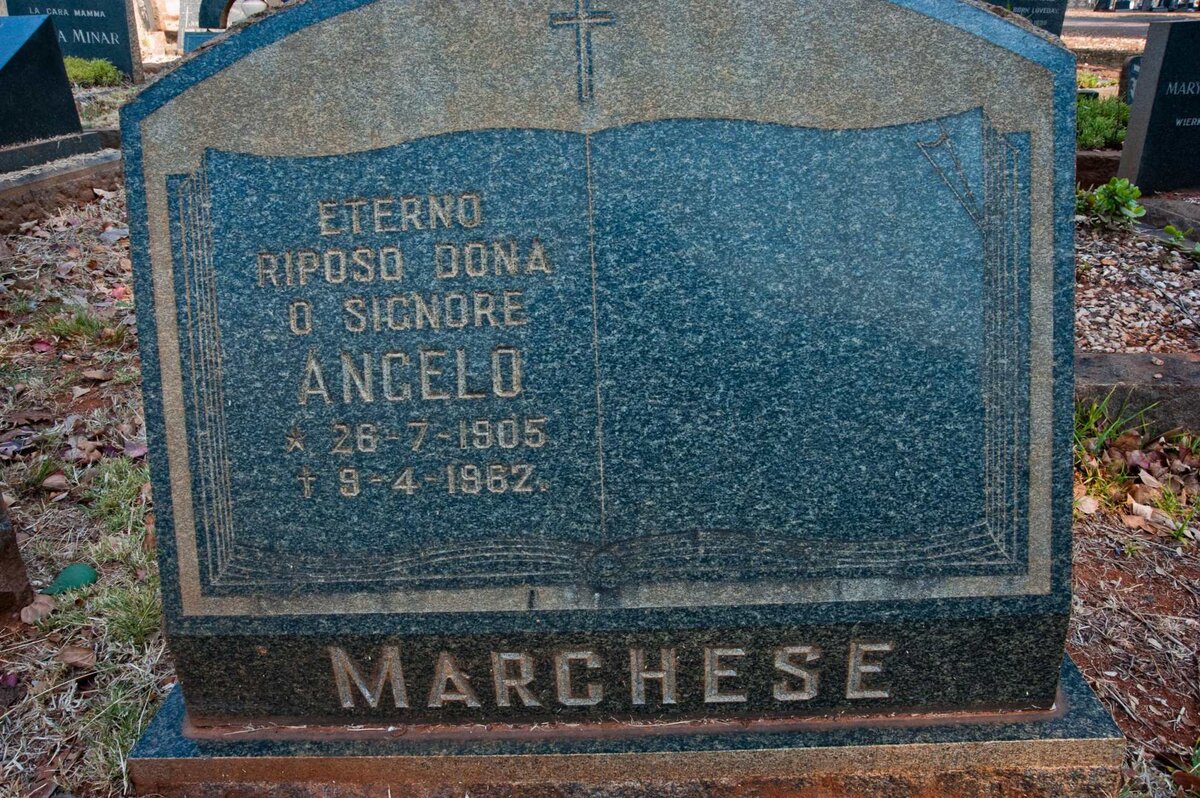 MARCHESE Angelo 1905-1962