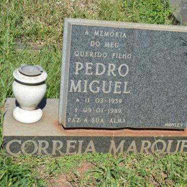 MARQUES Pedro Miguel, CORREIA 1959-1989