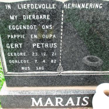 MARAIS Gert Petrus 1921-1982