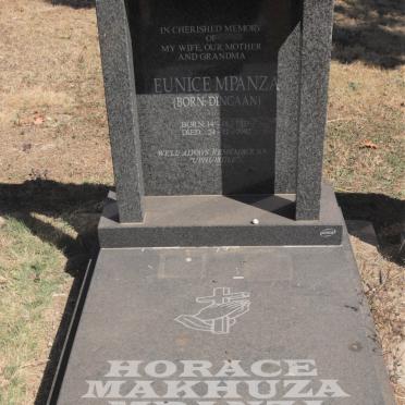 MPANZA Horace Makhuza 1931-2016 &amp; Eunice DINGAAN 1933-2002