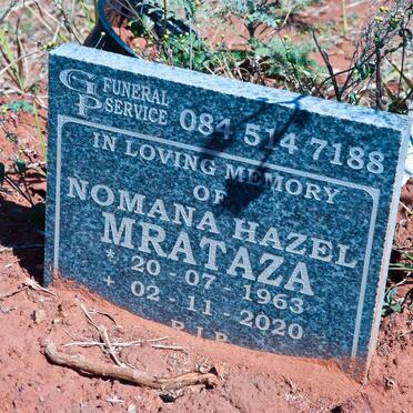 MRATAZA Nomana Hazel 1963-2020
