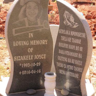 MBENSE Sizakele Joyce 1993-2016