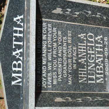 MBATHA Nhlanhla Lungelo 2009-2010