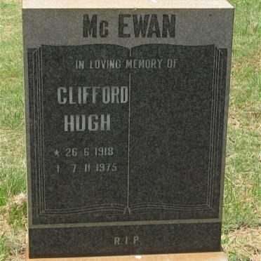 McEWAN Clifford Hugh 1918-1975