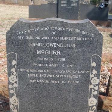 MCGURK Nance Gwendoline 1918-1964