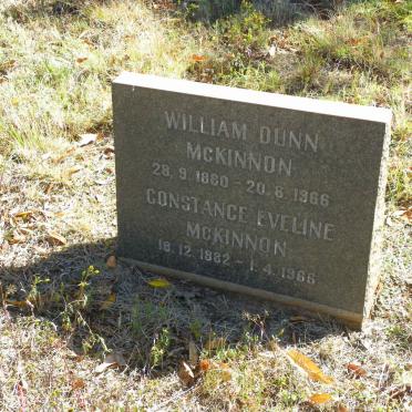 McKINNON William Dunn 1880-1966 &amp; Constance Eveline 1882-1966
