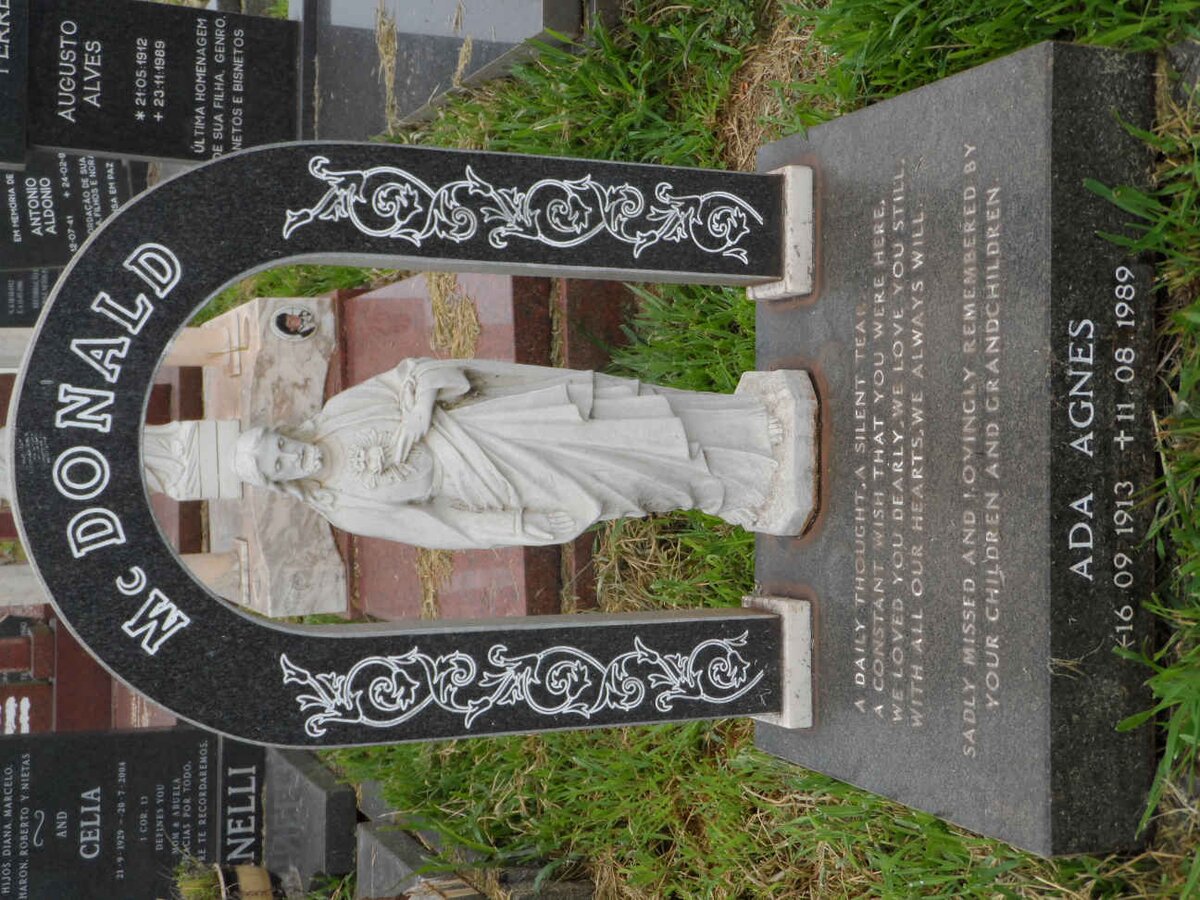 MCDONALD Ada Agnes 1913-1989