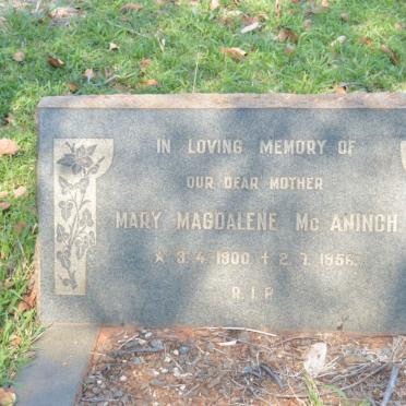 McANINCH Mary Magdalene 1900-1956