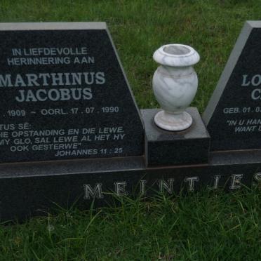 MEINTJIES Marthinus Jacobus 1909-1990 &amp; Louisa Maria Catharina 1915-2005