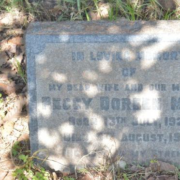 MEIER Peggy Doreen 1923-1956