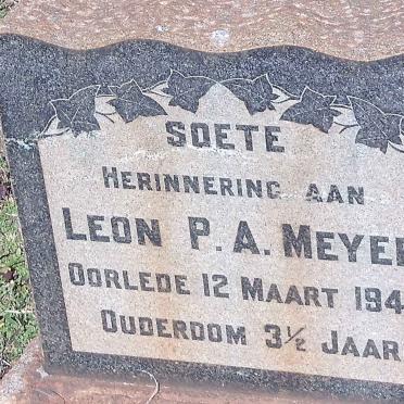 MEYER Leon P.A. -1948