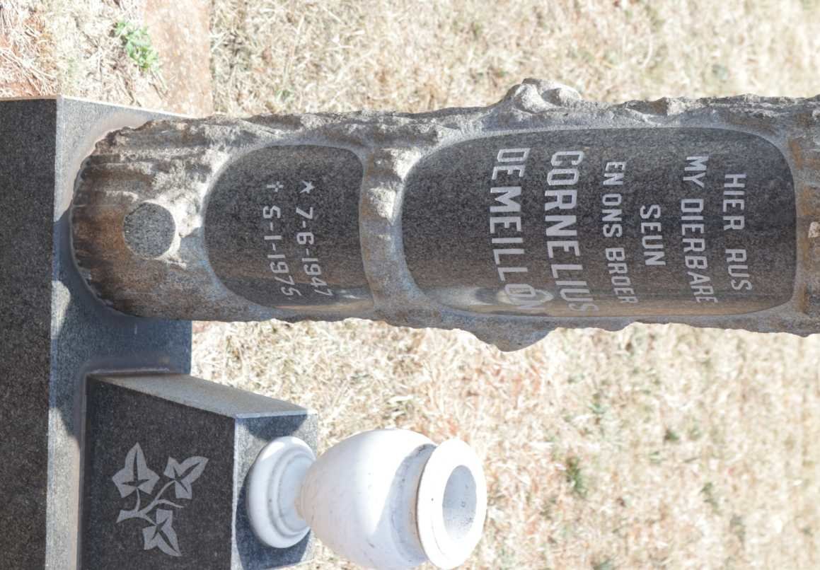 MEILLON Cornelius, de 1947-1975