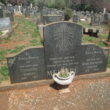 MEISTRE Henri Barthelmie Aristide 1878-1954 &amp; Catharina Adriana 1892-1957