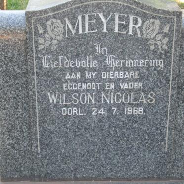 MEYER Wilson Nicolas -1968