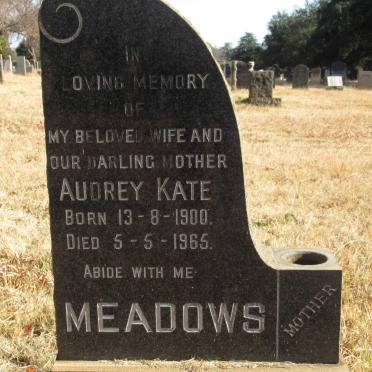 MEADOWS Audrey Kate 1900-1965