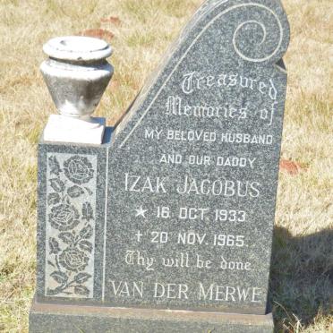 MERWE Izak Jacobus, van der 1933-1965