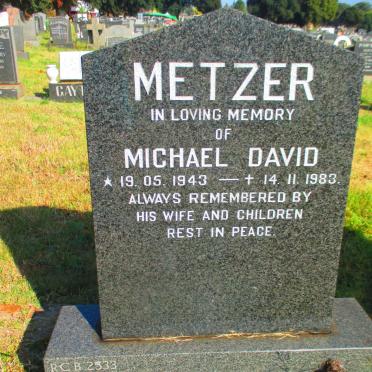 METZER Michael David 1943-1983