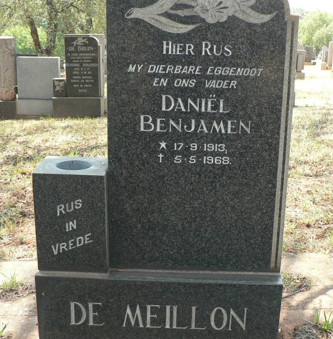 MEILLON Daniel Benjamen, de 1913-1968