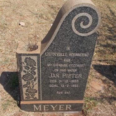 MEYER Jan Pieter 1903-1962
