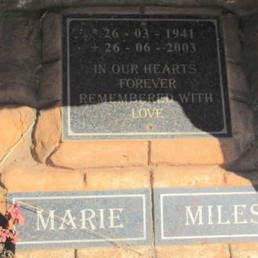 MILES Marie 1941-2003