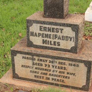 MILES Ernest Napene -1948 &amp; Susan 1888-1963