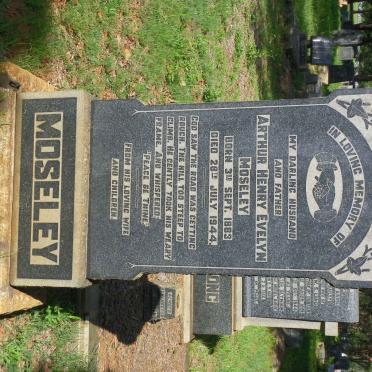 MOSELEY Arthur Henry Evelyn 1883-1944