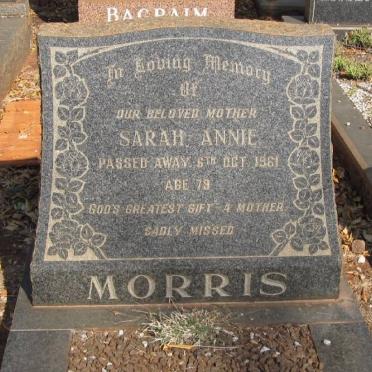 MORRIS Sarah Annie -1961