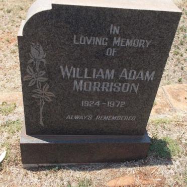 MORRISON William Adam 1924-1972
