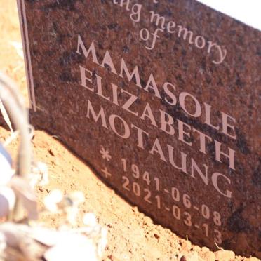 MOTAUNG Mamasole Elizabeth 1941-2021