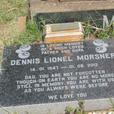 MORSNER Dennis Lionel 1947-2012