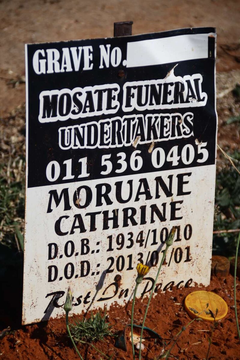 MORUANE Cathrine 1934-2013