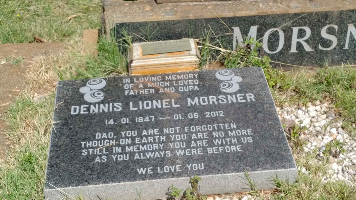 MORSNER Dennis Lionel 1947-2012