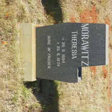 MORAWITZ Theresia 1894-1974