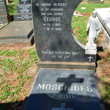 MOSCHIDES George 1913-1969 &amp; Ephrosene 1925-2013