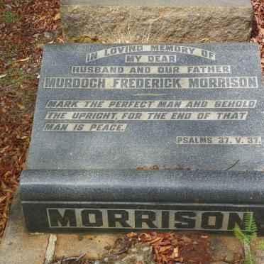 MORRISON Murdoch Frederick