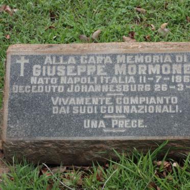 MORMONE Giuseppe 1868-1944