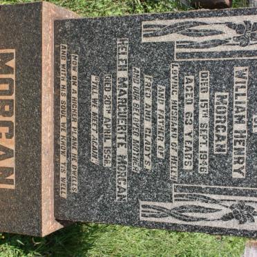 MORGAN William Henry -1946 &amp; Helen Marguerite -1956