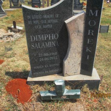 MOREKI Dimpho Salamina 1968-2012
