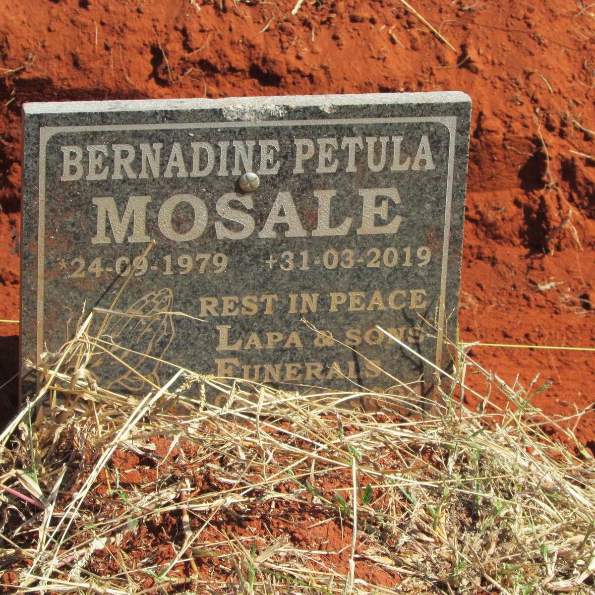 MOSALE Bernadine Petula 1979-2019