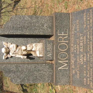 MOORE Jan Albert 1953-1954