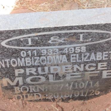 MOLEFE Ntombizodwa Elizabeth 1974-2018