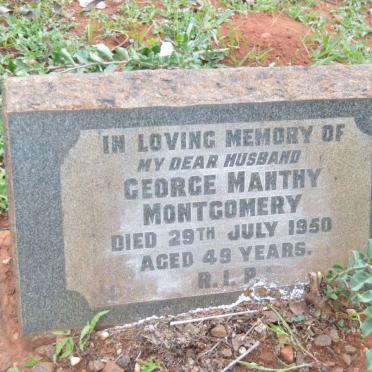 MONTGOMERY George Manthy -1950